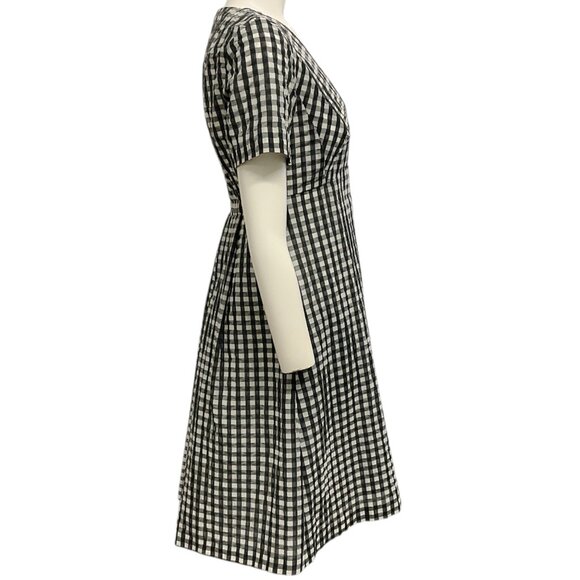Paule Ka Black / White Check Dress - Picture 2 of 4